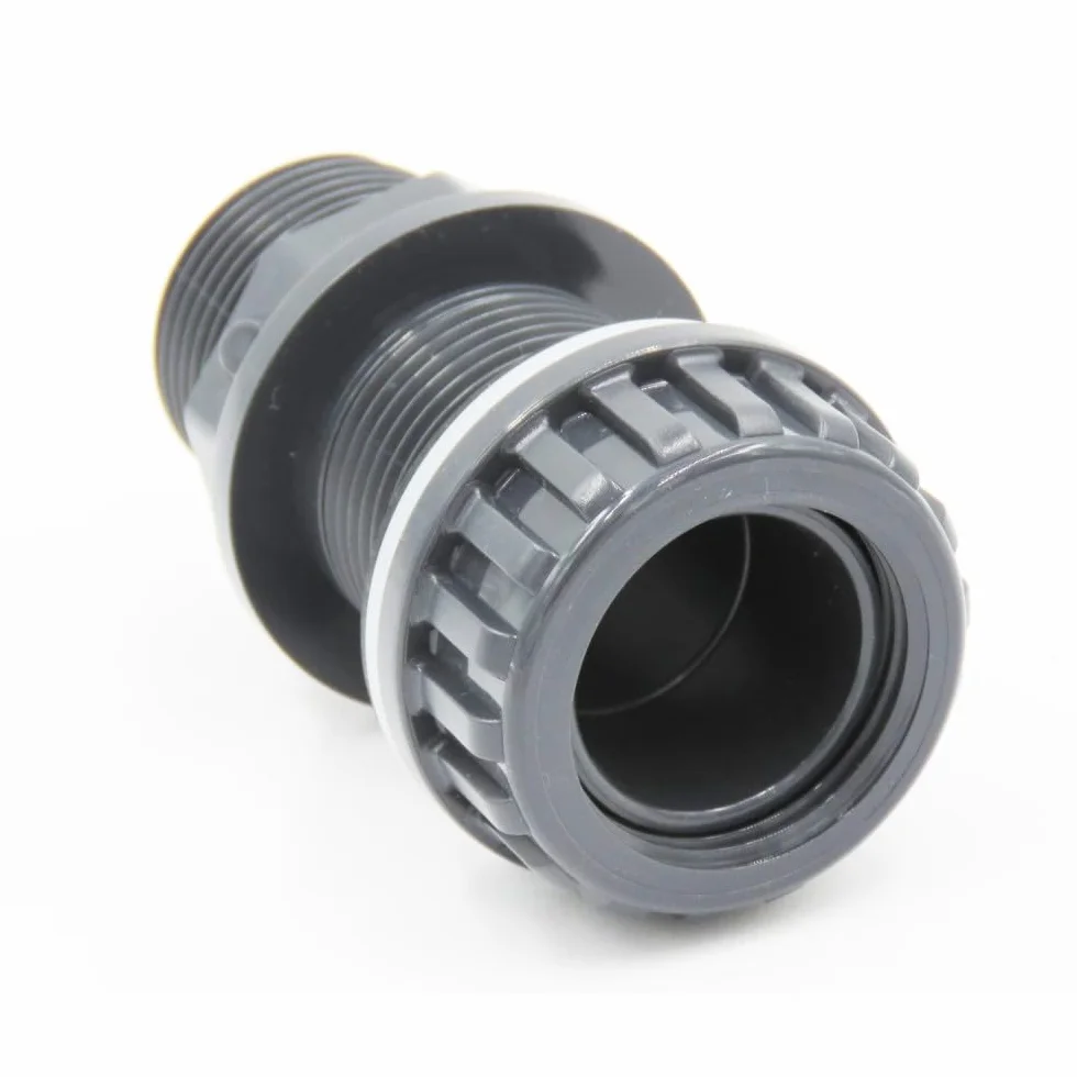 Przepust ścienny PVC 3/4 cala do rur ø 20 mm do akwaponiki