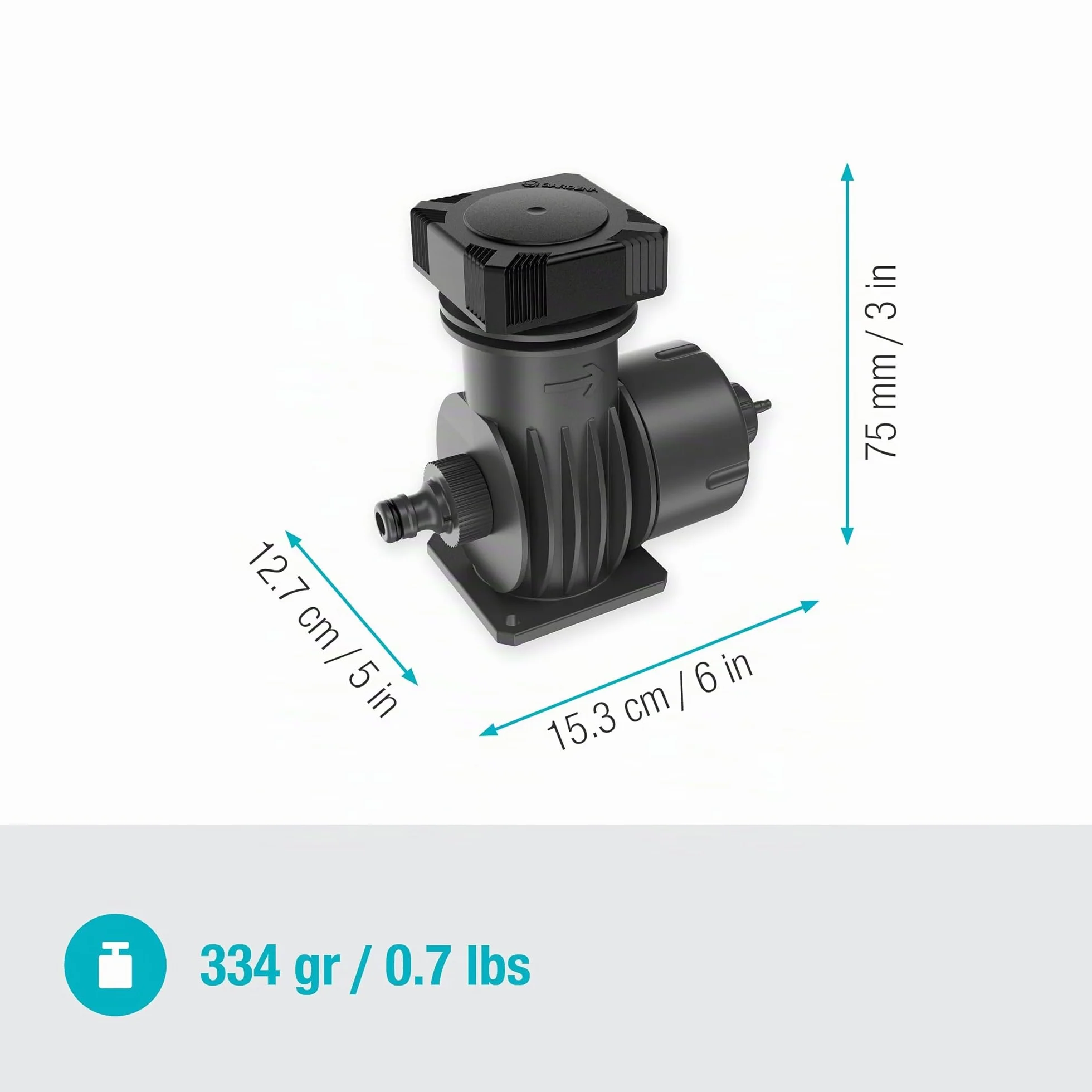 Gardena Micro-Drip System Basic Device 2000 Module de démarrage système arrosage automatique réduit pression filtre eau technologie connexion simple
