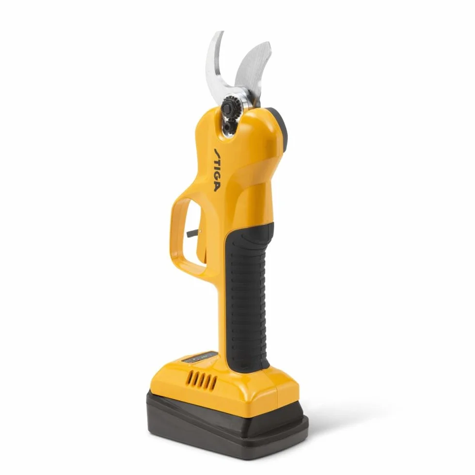 STIGA SC 100e Kit Sécateur À Batterie, 20 V, 1 Batt. 2 Ah + Chargeur, 500 W – Lame SK85 30 mm, 3 Réglages – Taille Buissons et Haies