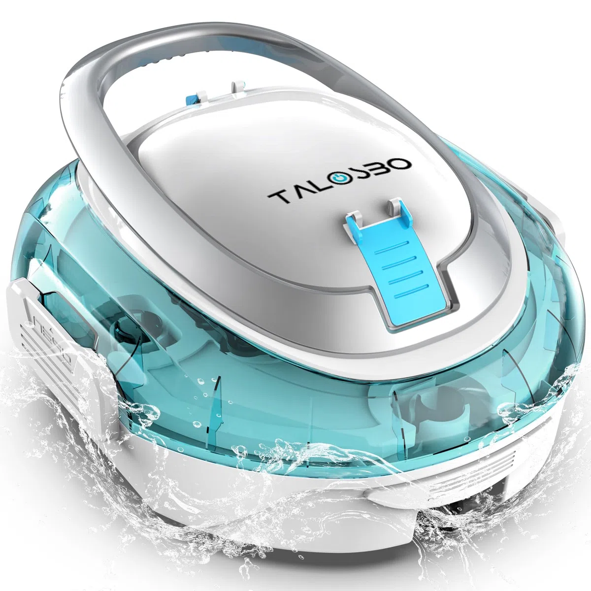 S2 Robot Piscine à Double Filtration, Nettoyeur de Piscine, Aspirateur Piscine sans Fil,Autonomie 90 Min