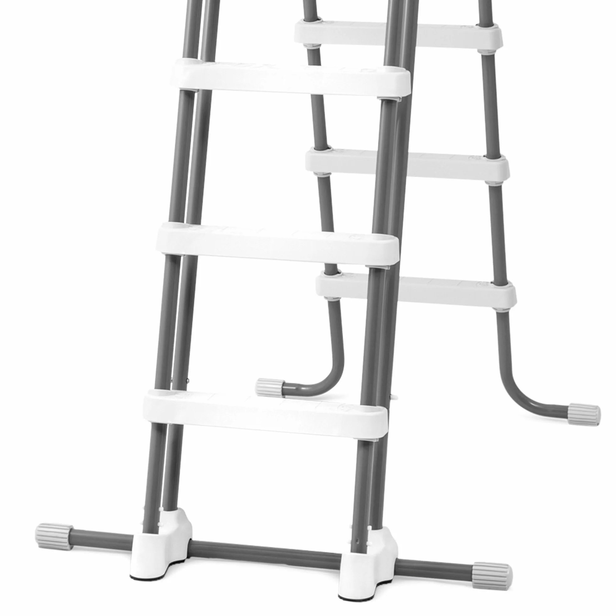 Intex échelle Double sécurité pour Piscine de 1m32 avec marches Amovibles 28074 80 x 40 x 132 cm Blanc