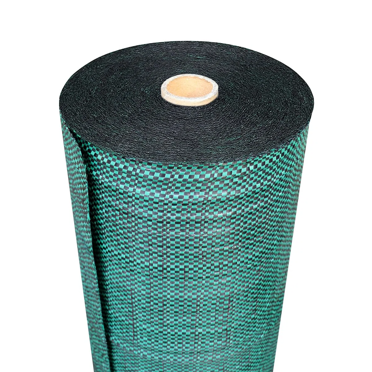 Toile de paillage tissée 130g/m² - Rouleau - Géotextile Anti-Mauvaises Herbes Haute résistance - Coloris Vert - Usage Jardin, allées, Cultures (3,30x100m)