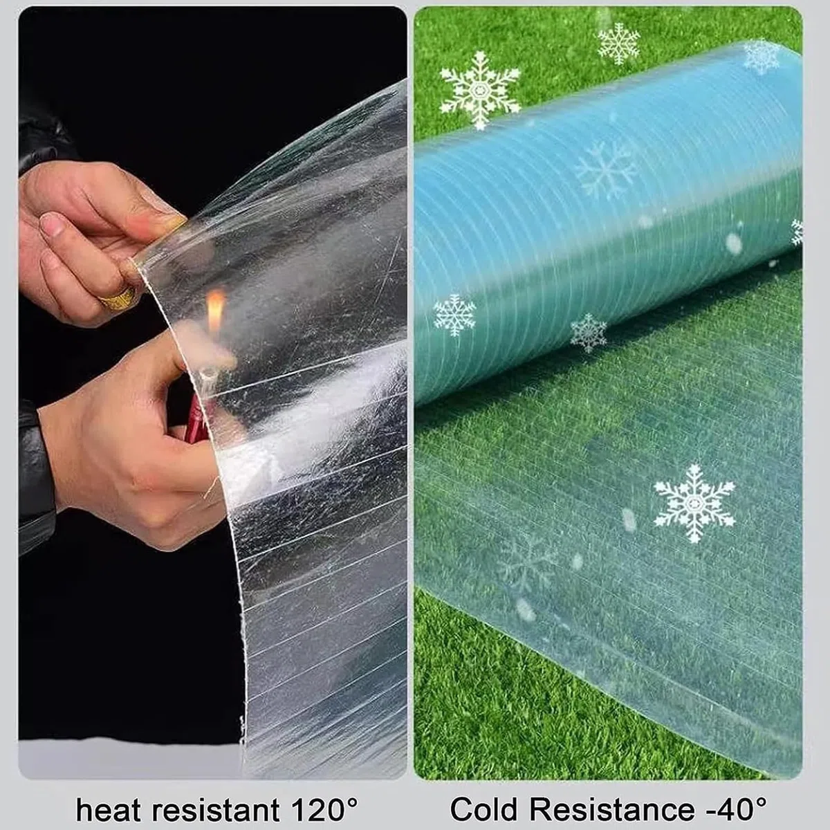 Plaque en Polycarbonate pour Serre,Feuille en Fibre de Verre 0,8mm Panneaux Durable Transparents,Couverture de Toit Isolante Anti-Pluie,pour Jardin Garage Hangar Auvent (0.6m x 20m)