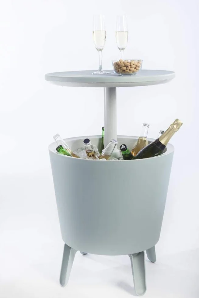 Keter Table et Glacière de Bar Bleu Brumeux 49,5x57 cm Table de Jardin 234023