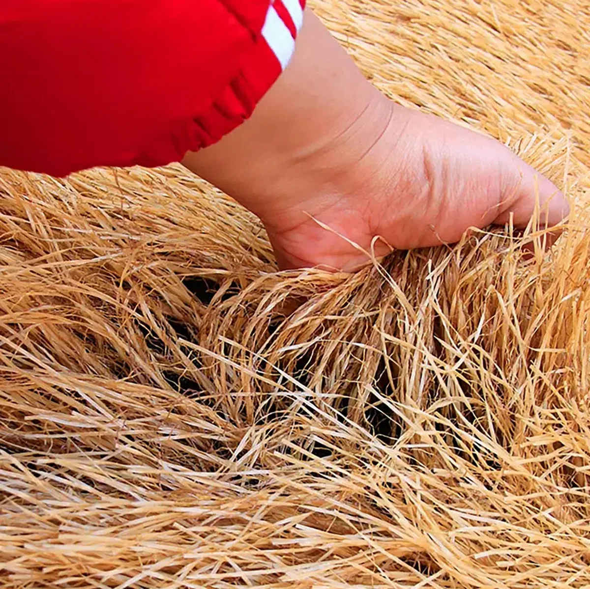 Toit D'herbe De Chaume Synthétique, Artisanat De Bricolage D'art Commercial, Toit De Chaume Palapa, Rouleau De Paille Mexicaine Artificielle Jaune, Toit De Chaume Palapa(Size:1.64ft*6.56ft(0.5m*2m))
