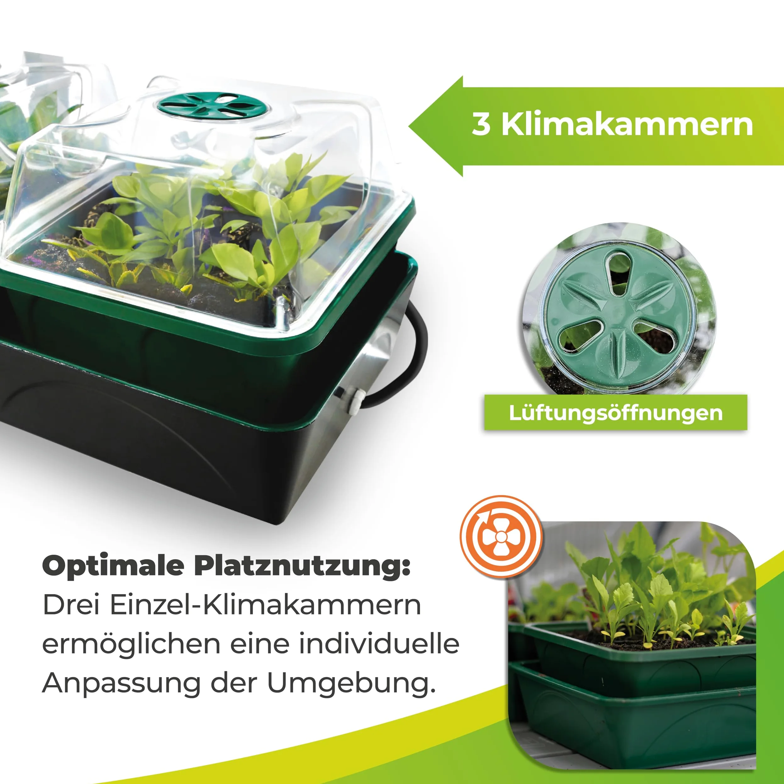 Bio Green HOL 3 Hollandia Serre D'intérieur Chauffée avec Réservoir d'eau