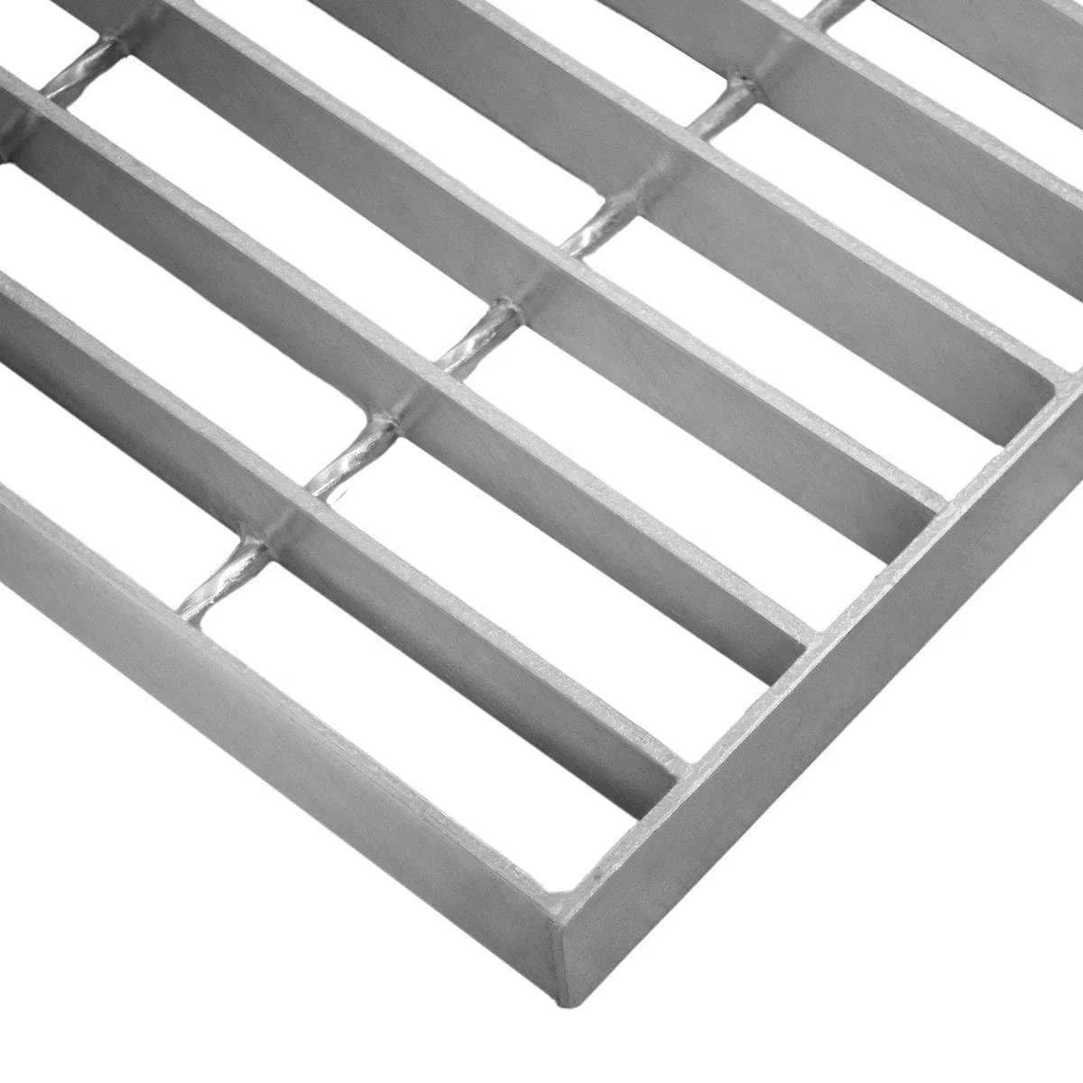 Grille Caillebotis Acier Galvanisé 1000mm x 500 mm - Min 260gr/m² Maille 32 x 100mm Grillage Revêtement Sol Passerelle Passage Voiture - Capacité 500KG - Résistant à la Corrosion EN ISO 1461