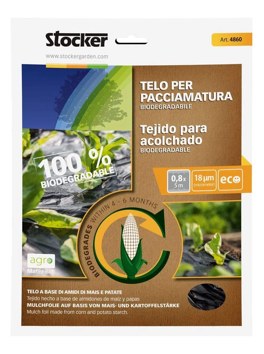 STOCKER Bâche de paillage biodégradable 1,40 x 100 m