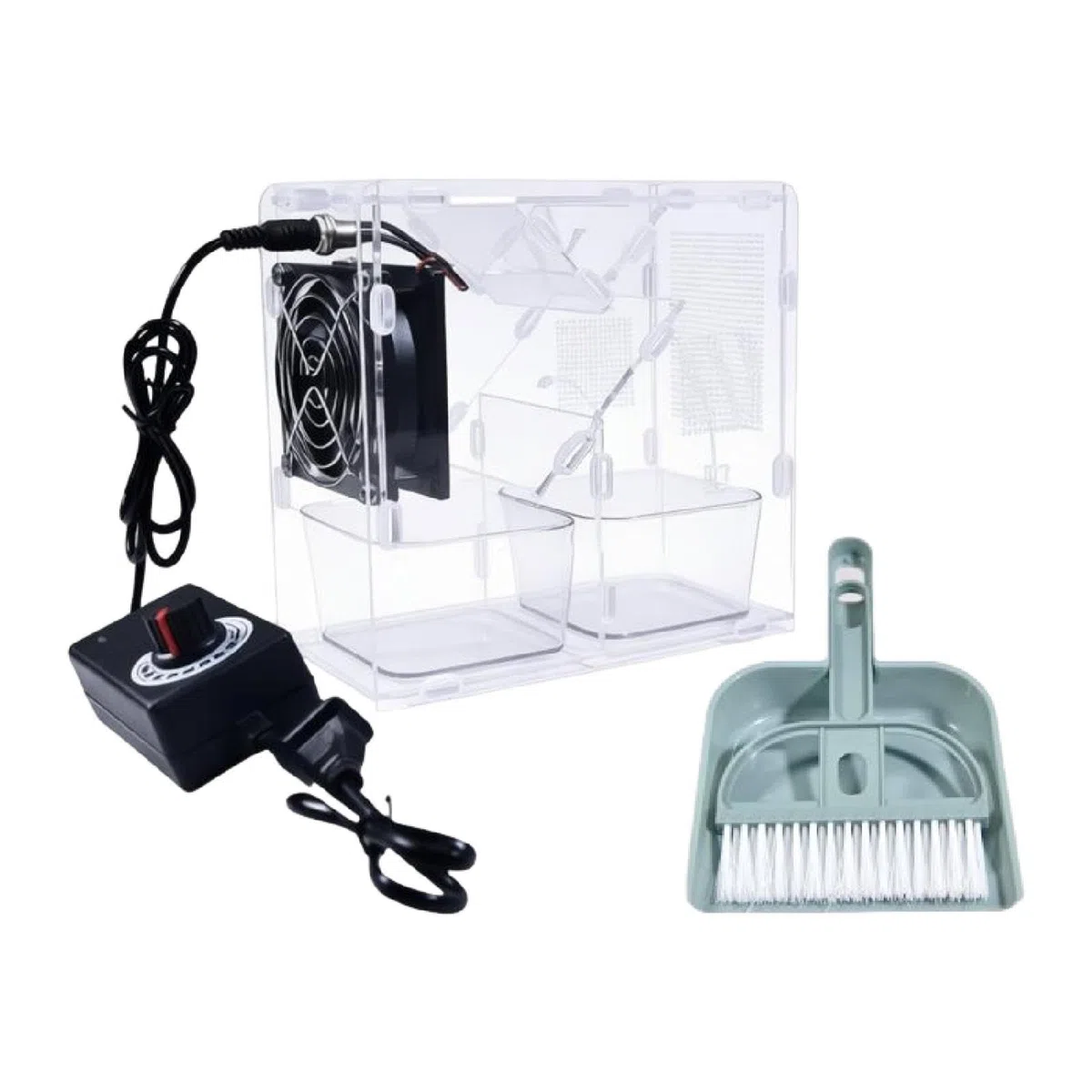 Machine de soufflage de Grains pour Oiseaux, séparateur de Polyvalent pour Aliments pour Oiseaux, avec Pelle