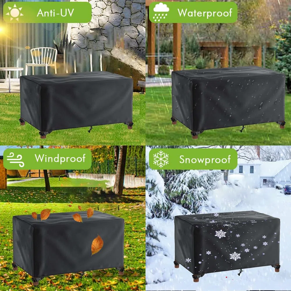 Housses de Meubles de Jardin Extérieur 220x180x20cm/L x Largeur x H Housse de Protection pour Table Imperméable,Couverture de Protection Meubles Bâche Salon de Jardin Imperméables Anti-UV