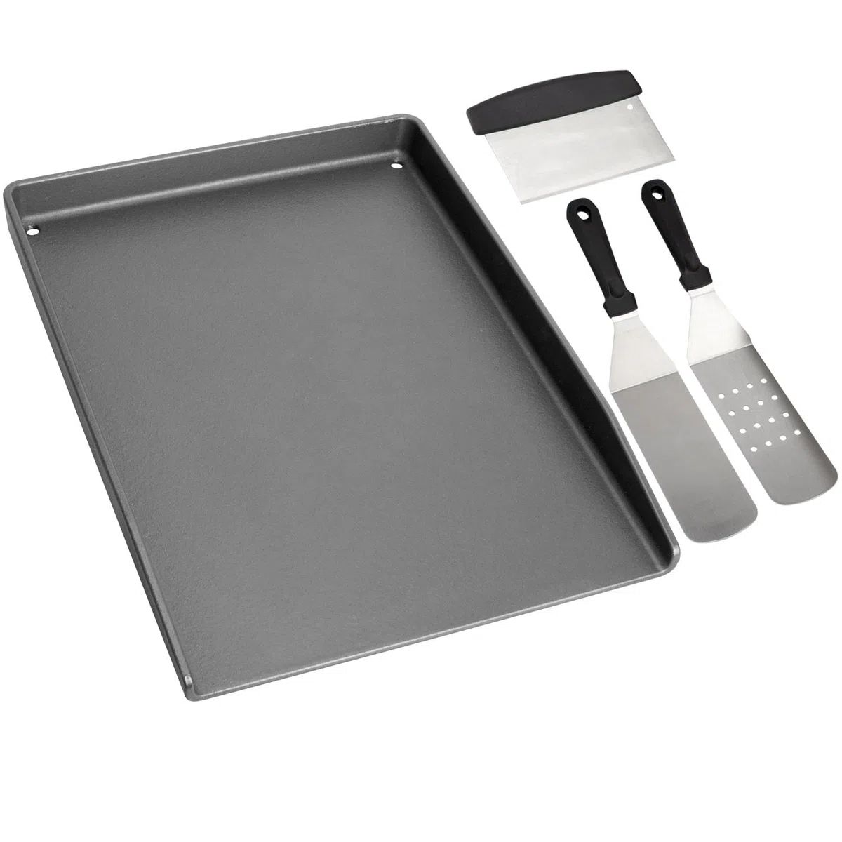 WELL GRILL Plancha en fonte 40 x 30 cm pour barbecue universel Enders Weber Landmann