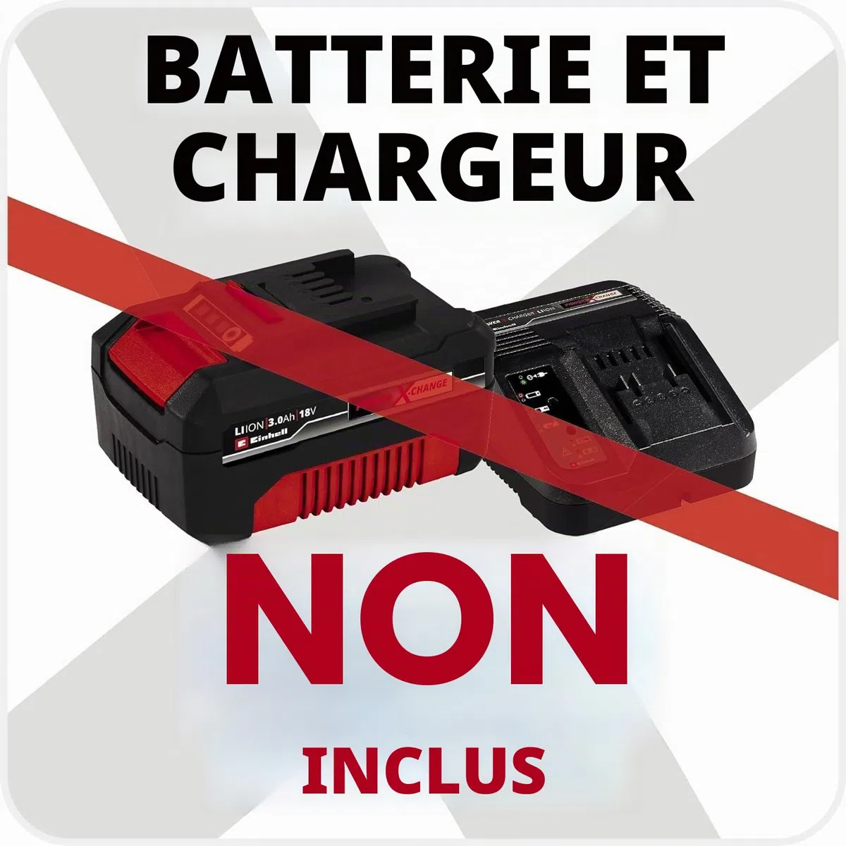 Einhell Tondeuse à Gazon sans Fil GE-CM 18/32 Li-Solo Power X-Change 18V, réglage de la Hauteur 3 Niveaux 30-70 mm Livré sans Batterie ni Chargeur