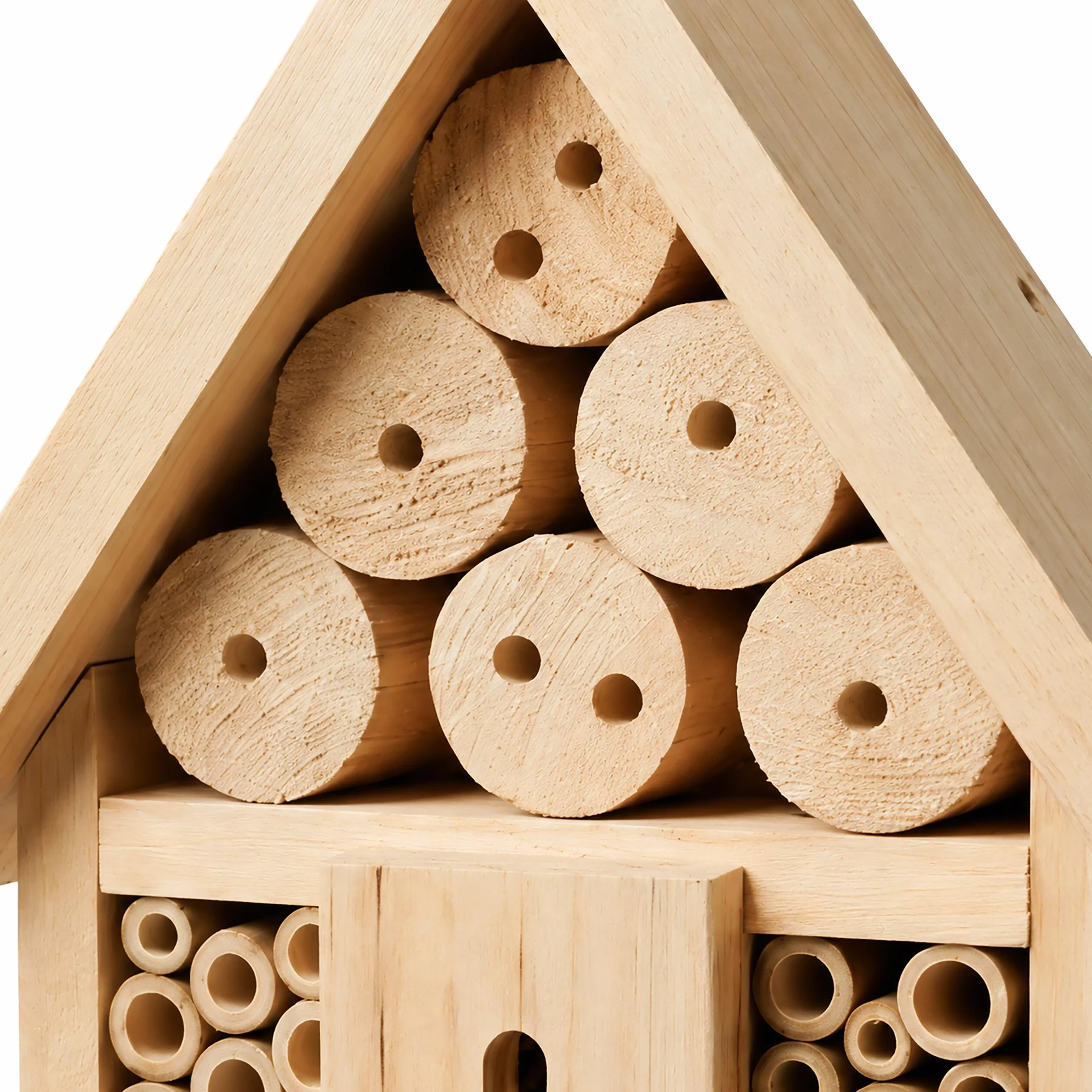 Relaxdays Hôtel à Insectes kit à Monter en Bois 30,5×17,5×6 cm à Suspendre Jardin