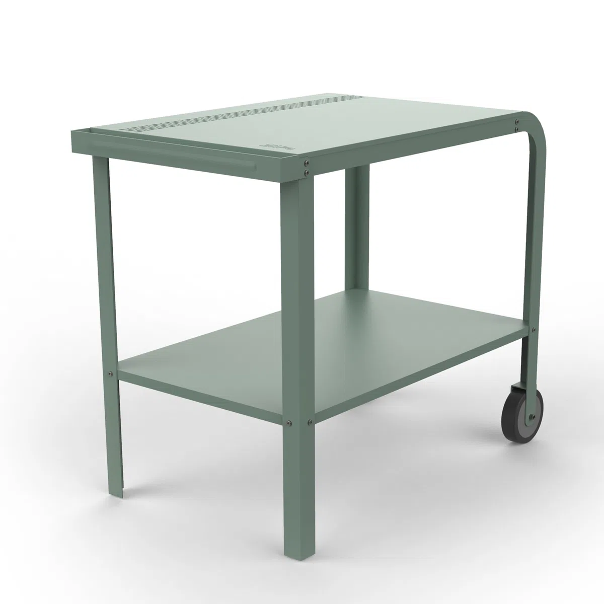 ZiiPa - Desserte Extérieure Vallone Eucalyptus - Table d'Appoint pour Four à Pizza & Barbecue - Compatible Fours Piana à Pellets & Gaz - Acier Thermolaqué - Rangement Intégré - 4 Coloris