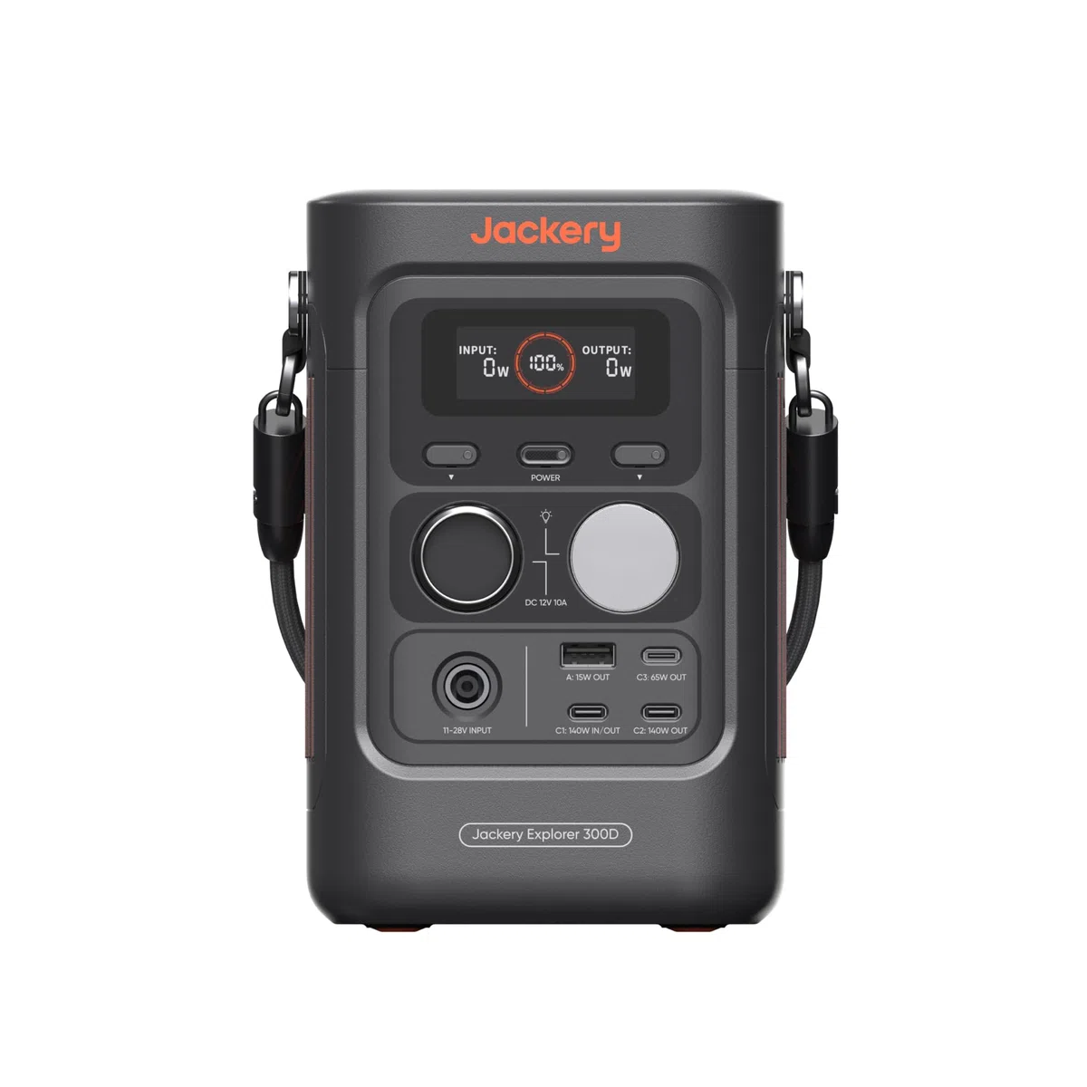 Jackery Explorer 300D Station Électrique Portable, 288Wh Batterie LFP, Câble 2 en 1 pour Porter et Charger, 5 Portes USB-C/USB-A/CC 300W, Générateur Solaire Léger pour Activité Extérieur, Télétravail
