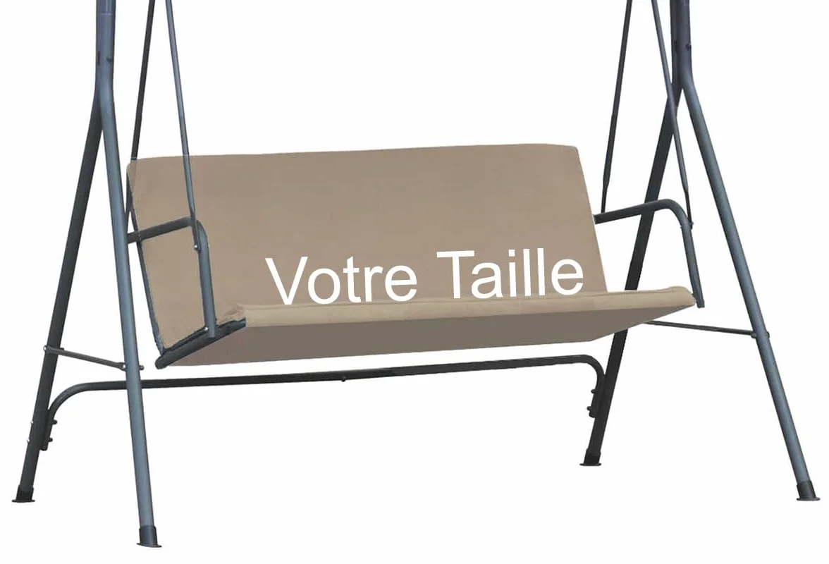 Housse pour sièges de balançoire de jardin Beige sur Mesure Ferocity