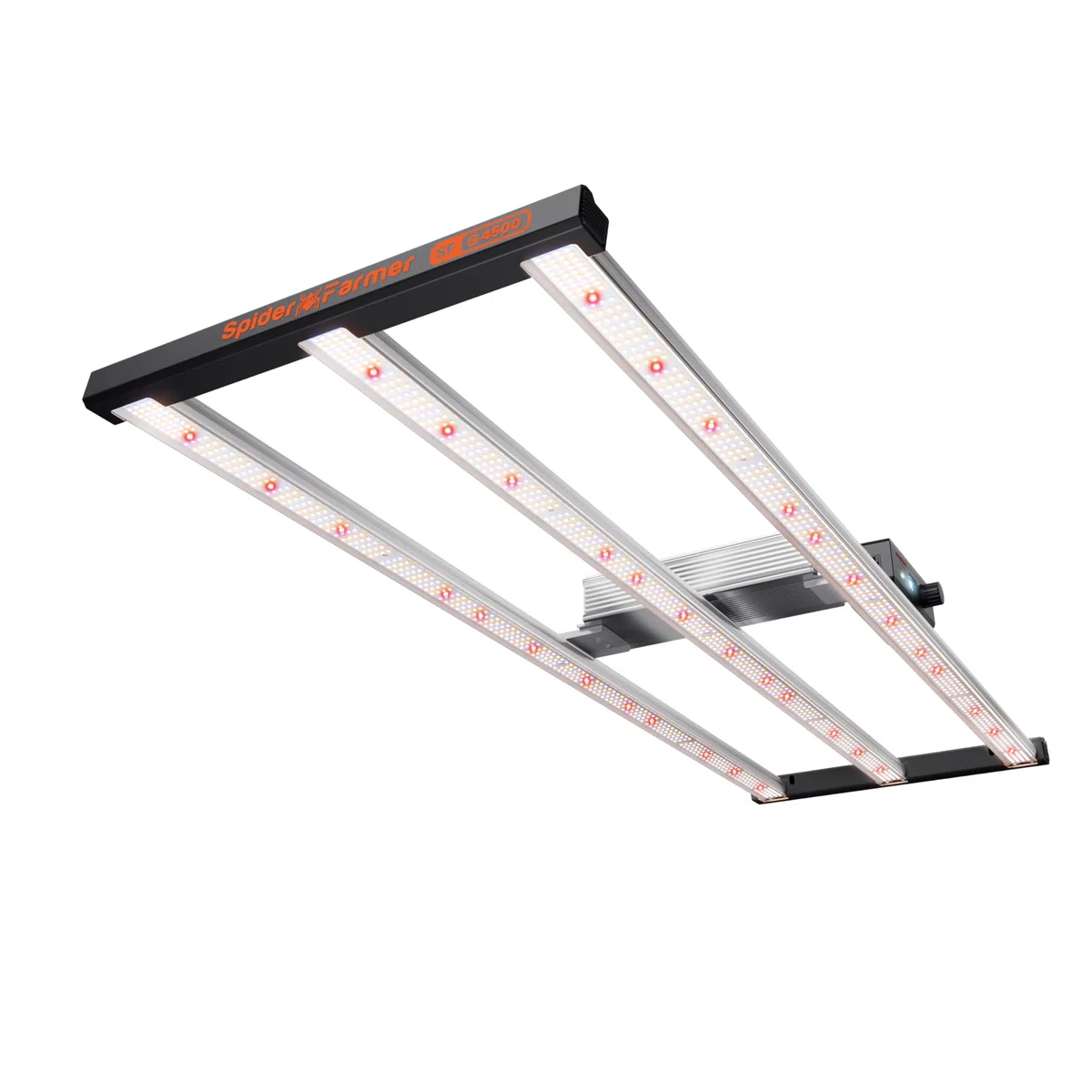 SPIDER FARMER G4500 Lampe de Croissance LED 430W Avec 1484 Diodes Led Lampe de Culture à Spectre Complet LumièRe de Croissance à Intensité Variable Pour LéGumes et Fleurs 140X70cm 2,8 Umol/J