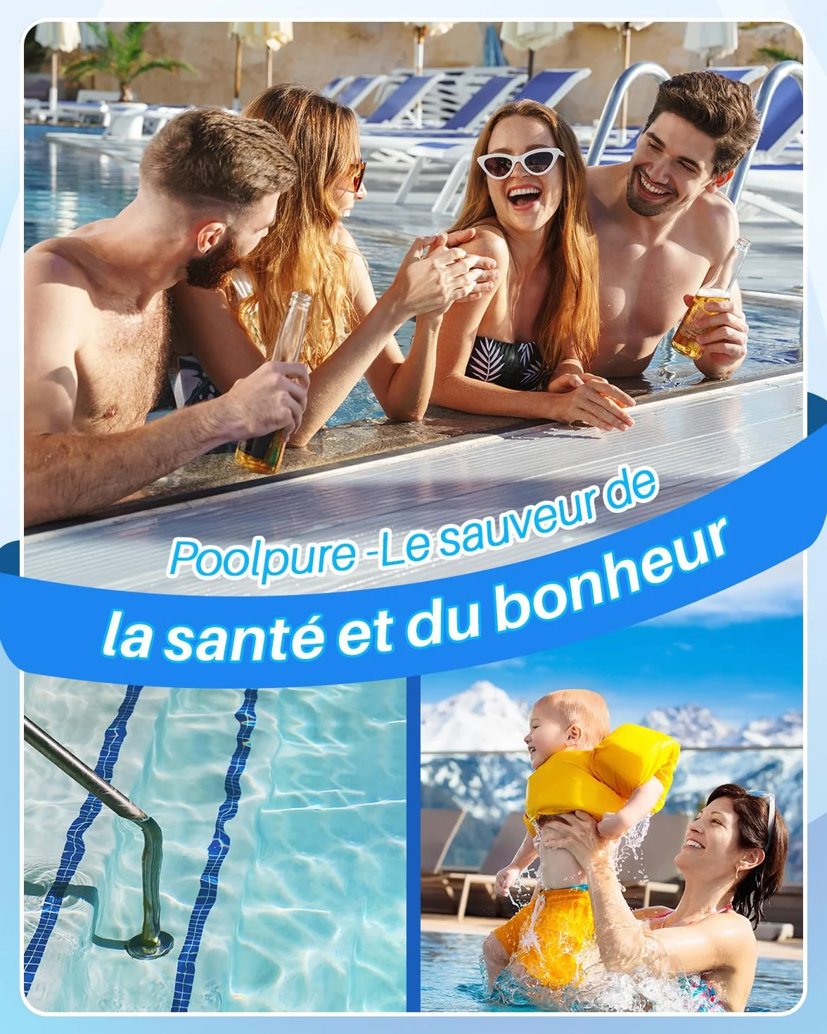 POOLPURE Lot de 6 Filtres Type VI pour Spa Coleman SaluSpa 90352E Bestway