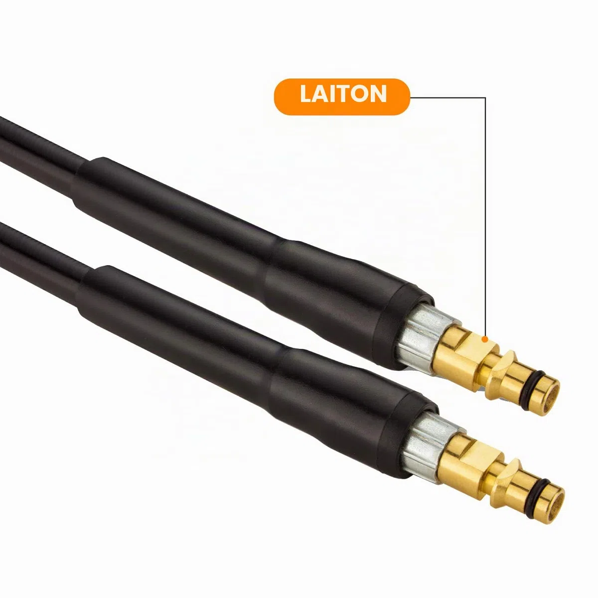 Tuyau pour Nettoyeur Haute Pression Karcher K2 K3 K4 K5 K6 K7 - Flexible Quick Connect avec Embouts en Laiton KNOFER (30)
