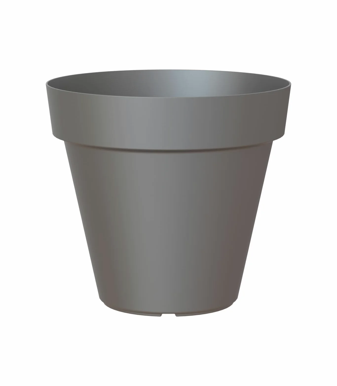Artevasi Capri Pot, Rond Pot en Plastique, 60cm, Couleur: Anthracite