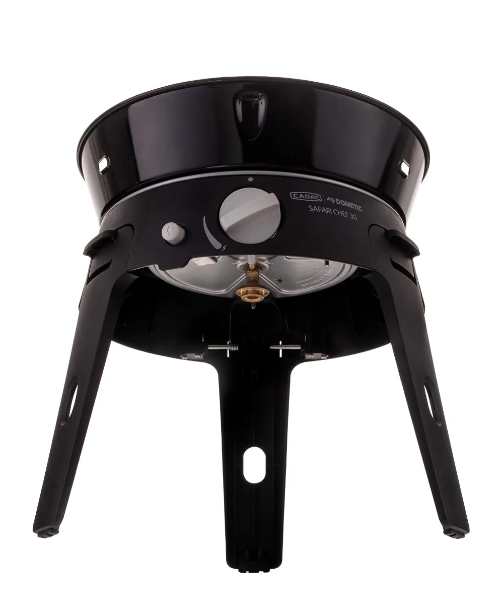 CADAC - Safari Chef 30 HP Combo - Barbecues portables - Revêtement céramique GreenGrill - Incl. Housse de protection - Camping - Les incontournables du barbecue - Utilisation en extérieur