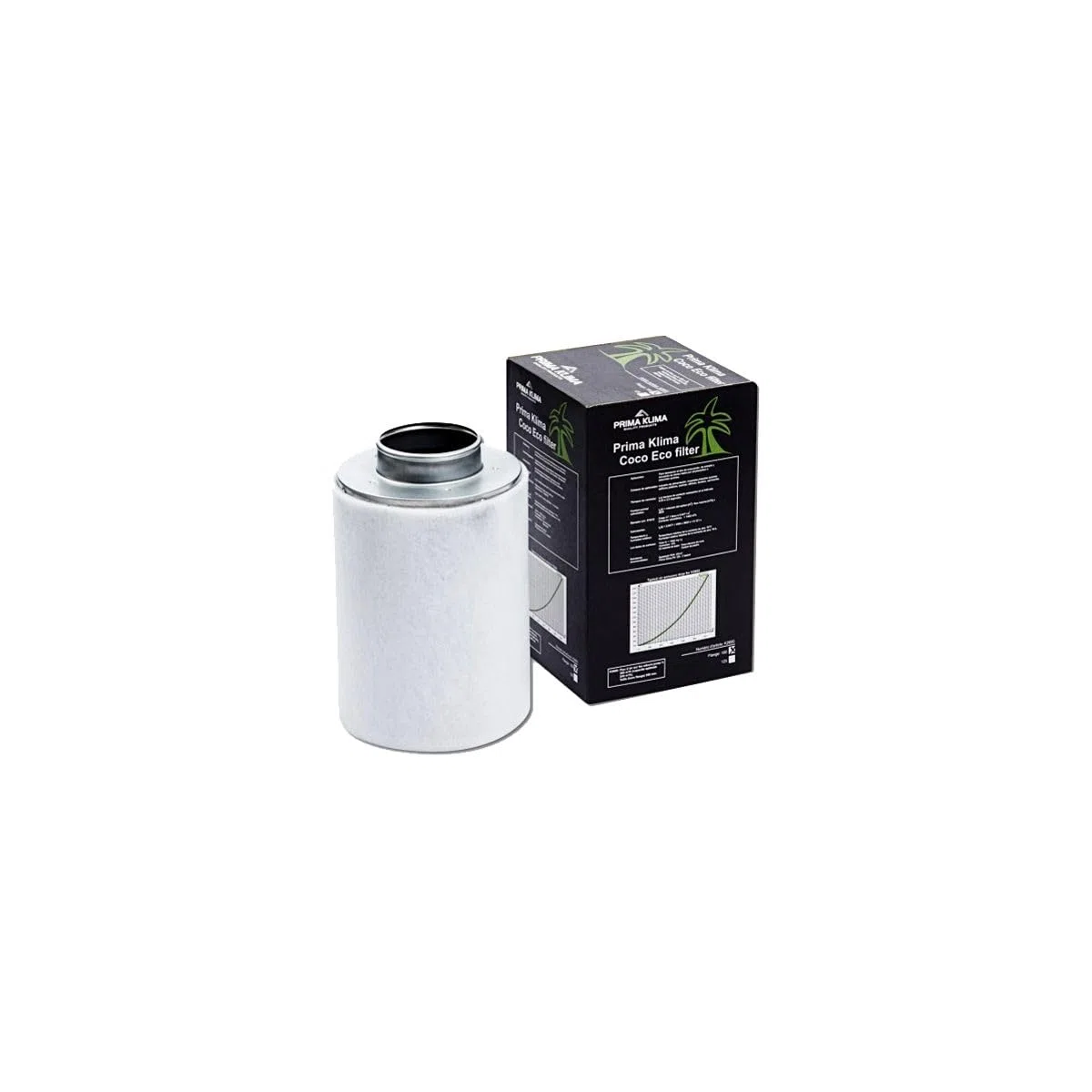 Prima Klima Eco Line Filtre à Charbon Actif AKF 250 m3 125 mm