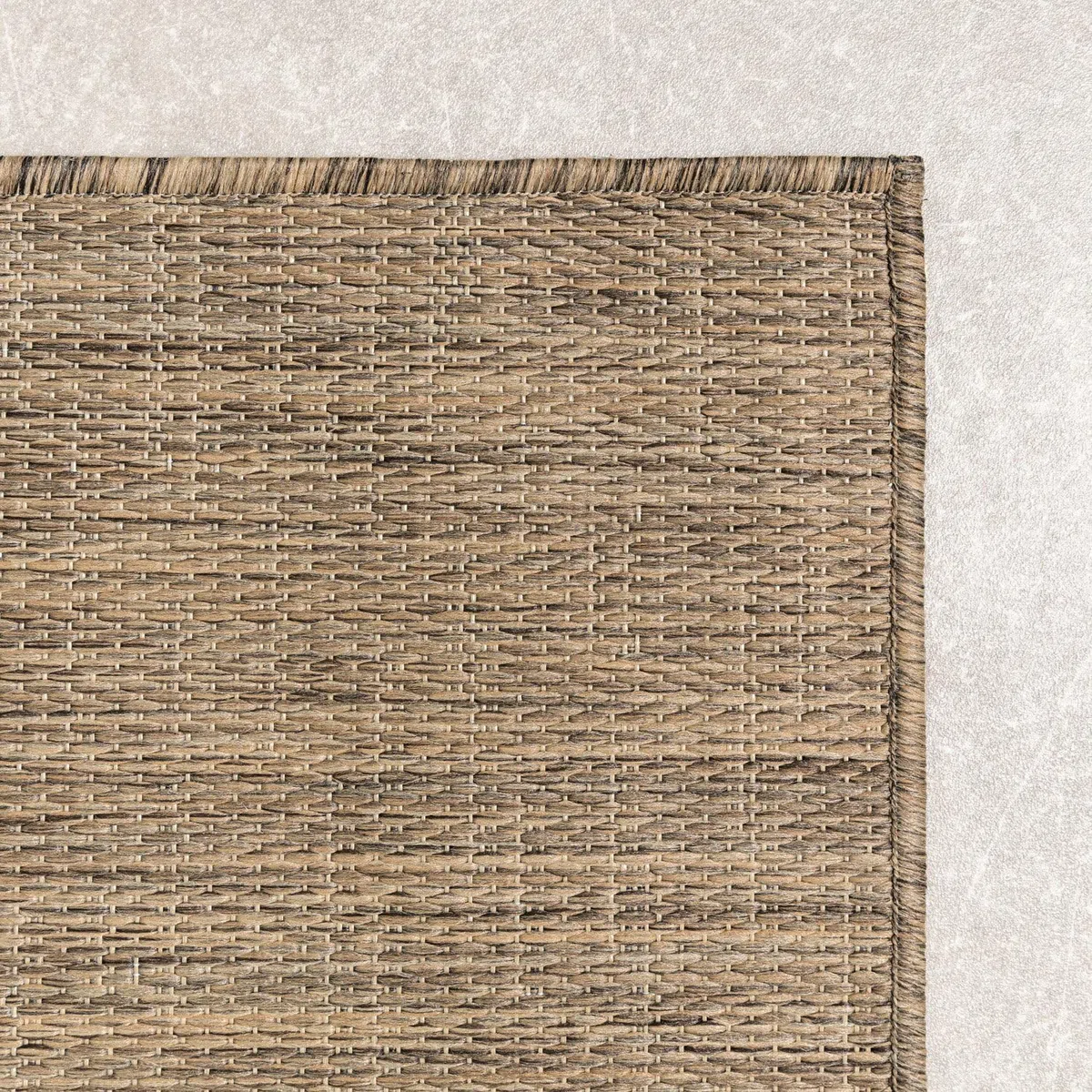 FRAAI | Home & Living Tapis d'extérieur - Malta Melange Naturel - 80x150 cm - Tapis Exterieur Resistant Pluie - Rectangulaire - Terrasse, Jardin, Balcon