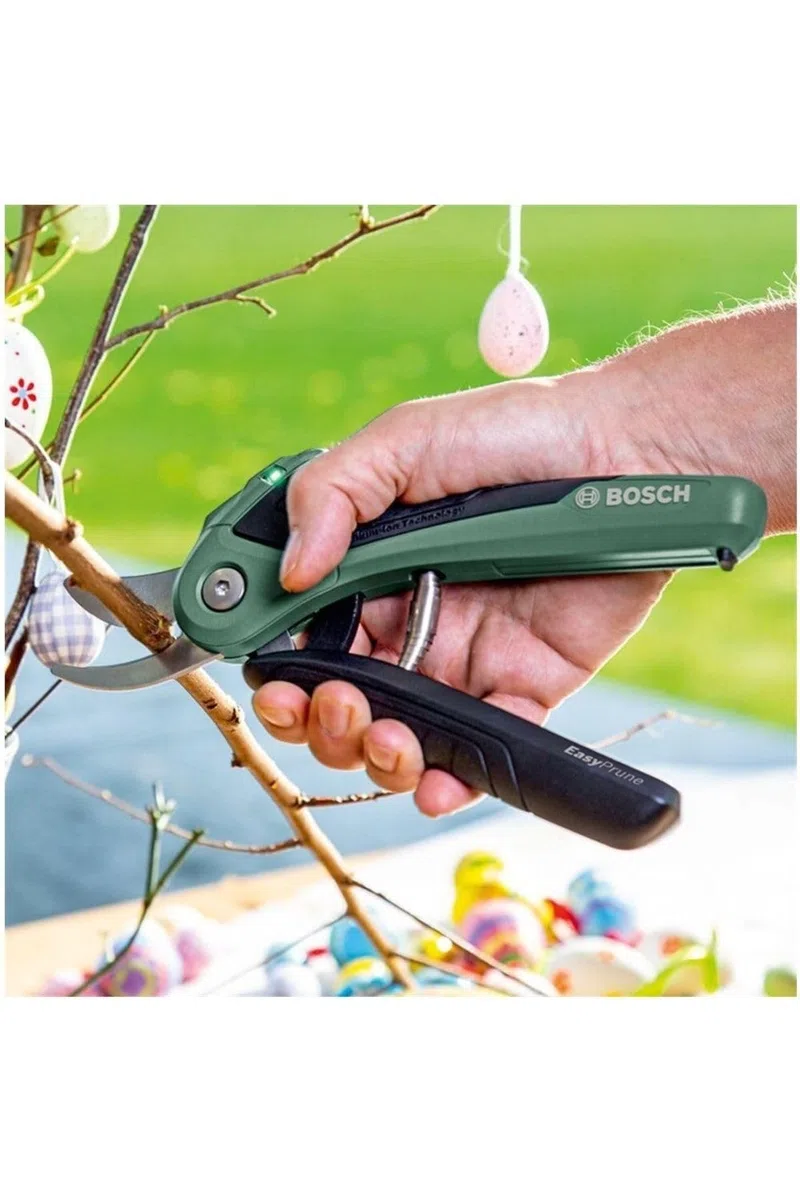 Bosch Home and Garden Sécateur de jardin sans fil - EasyPrune (livré dans un carton avec un chargeur, 450 coupes par charge de batterie, 3,6 V)