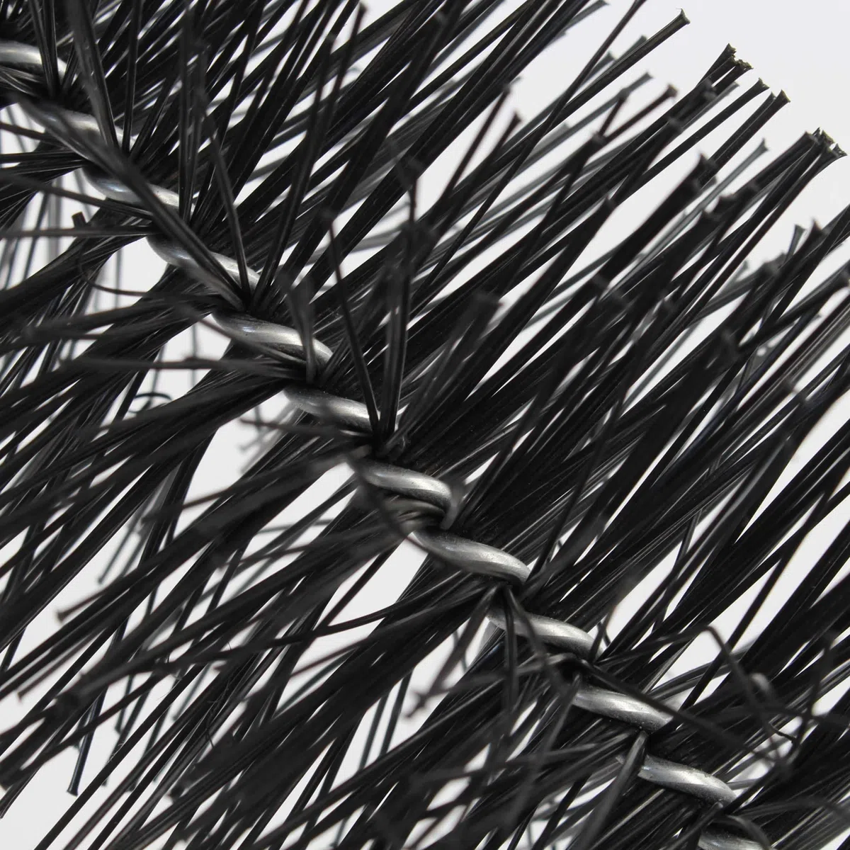 Wiltec Lot de 24x Brosse filtrante Black Brush - 30 x Ø 15 cm - en Polypropylène - Filtration et Élimination de Particules, Noires - pour Bassins et Étangs Koi Jardin