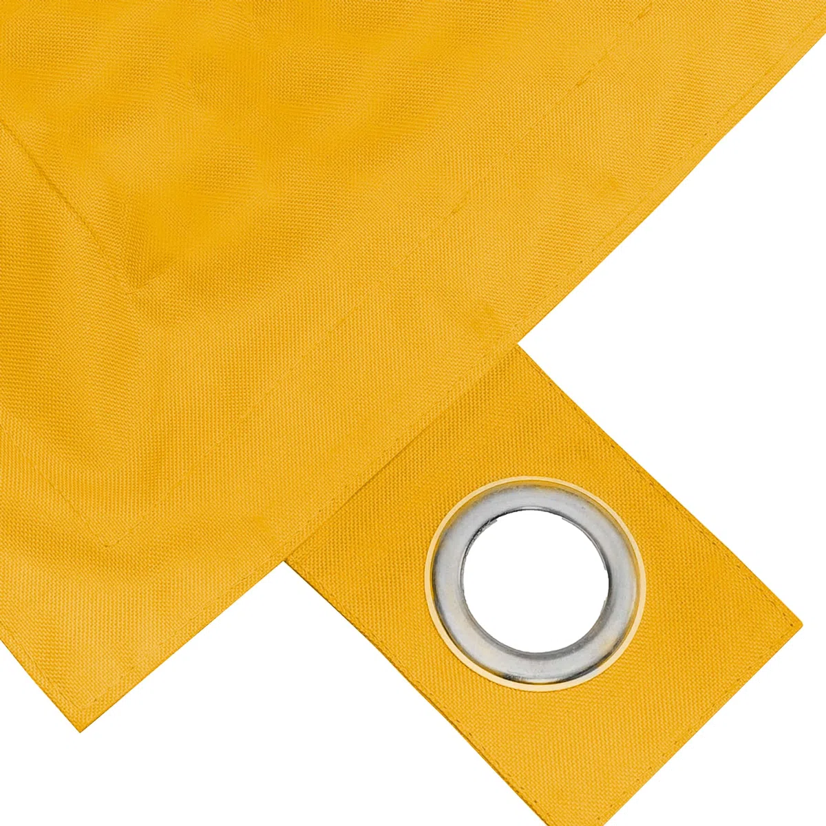 Oviala Housse Vide de Coussin de Sol XL Jaune