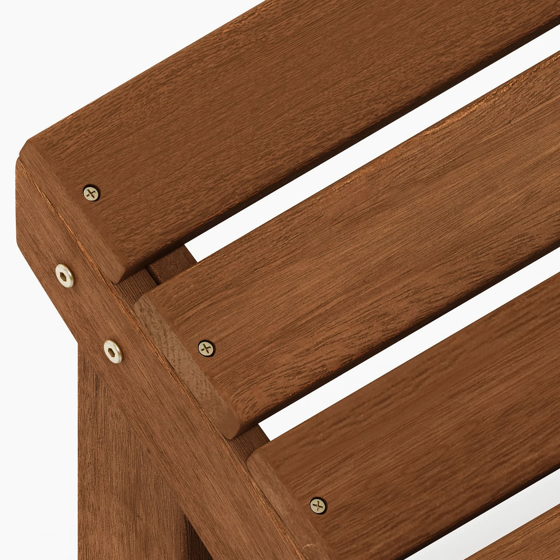 Furinno Tioman Small Hardwood Repose-Pieds Adirondack à L'Huile de Teck, Naturel, Bois dense, One Size
