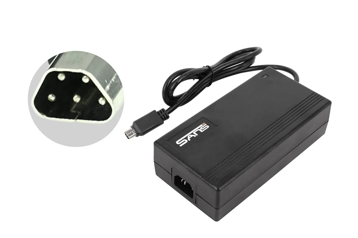 PowerSmart® Chargeur 2 A pour batteries Phylion 48 V Fischer E-MTB EM 1724.1, E-MTB EM 1726.1, E-MTB MONTIS 2.0