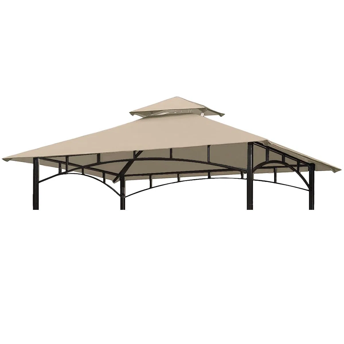 Ontheway Auvent de Rechange à Double étage pour tonnelle de Barbecue modèle L-GZ238PST-11 1,5 x 2,4 m