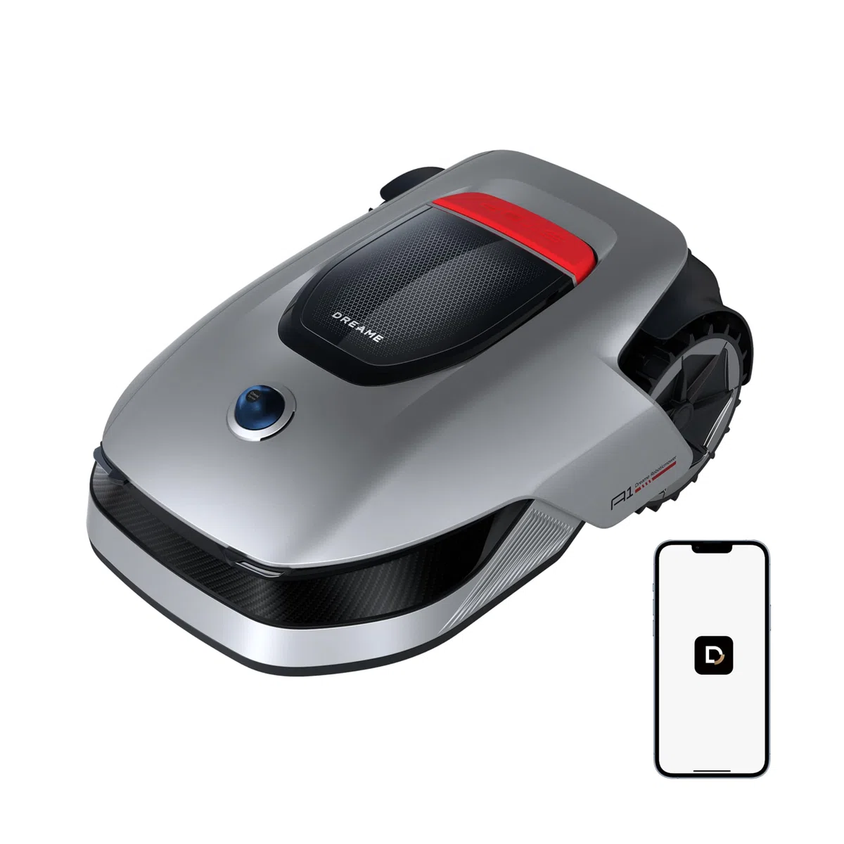 dreame A1 Robot Tondeuse Intelligente, Tondeuse à Gazon robotisée sans Fil périmétrique, Contrôle Aapplication, OmniSense Technologie, Gestion intuitive des Zones, Évitement Intelligent des Obstacles
