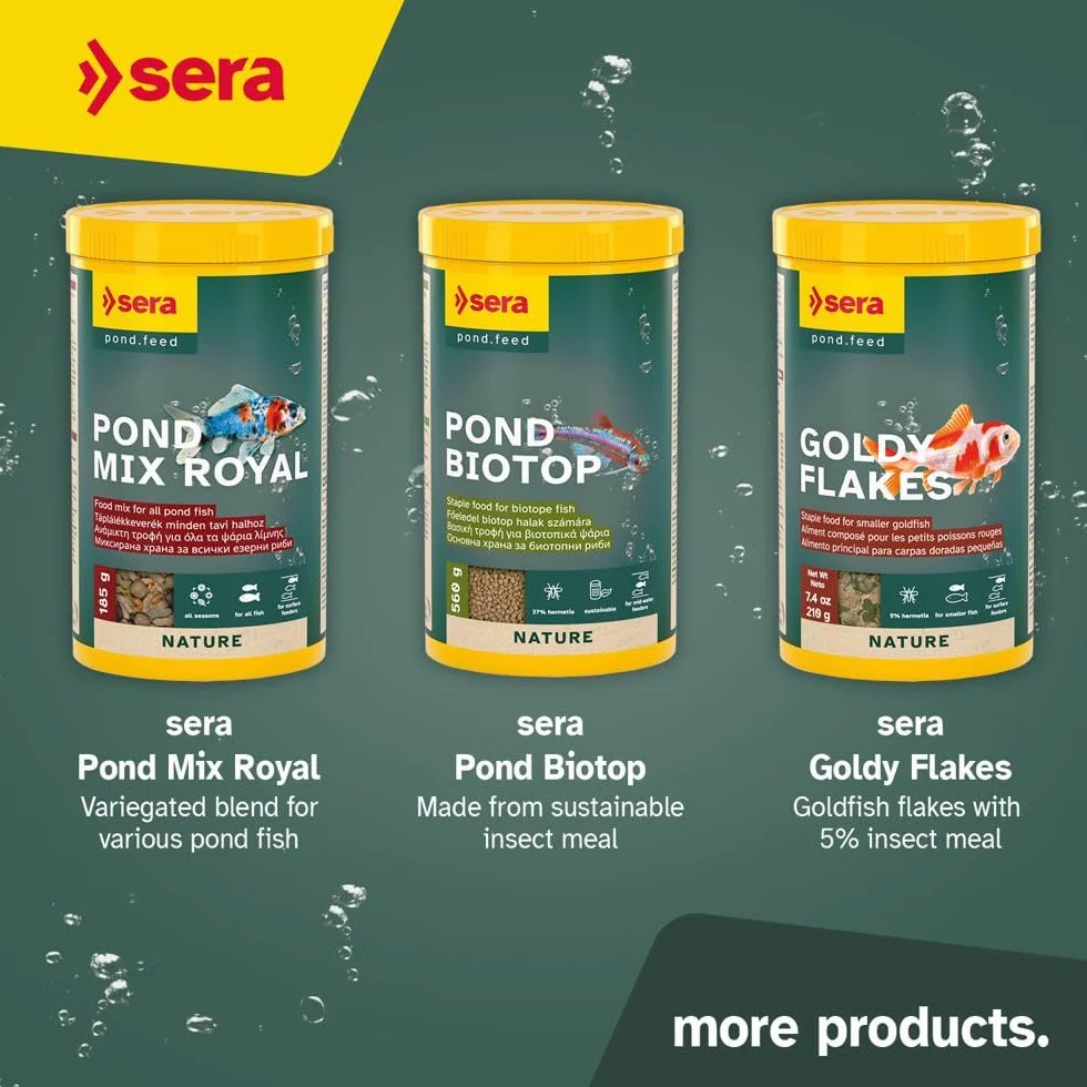 Sera Pond Flakes 3.8 L 560 g – Aliment composé flottant pour poissons de bassin