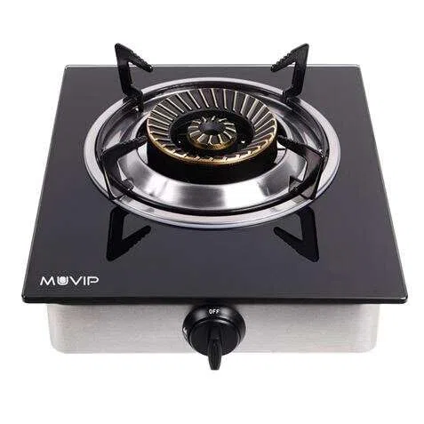 Brûleurs secondaires pour barbecues et fumoirs de la marque modèle Cuisine à gaz Inox 1 feu Verre trempé Allumage piézoélectrique Brûleur en fonte amovible