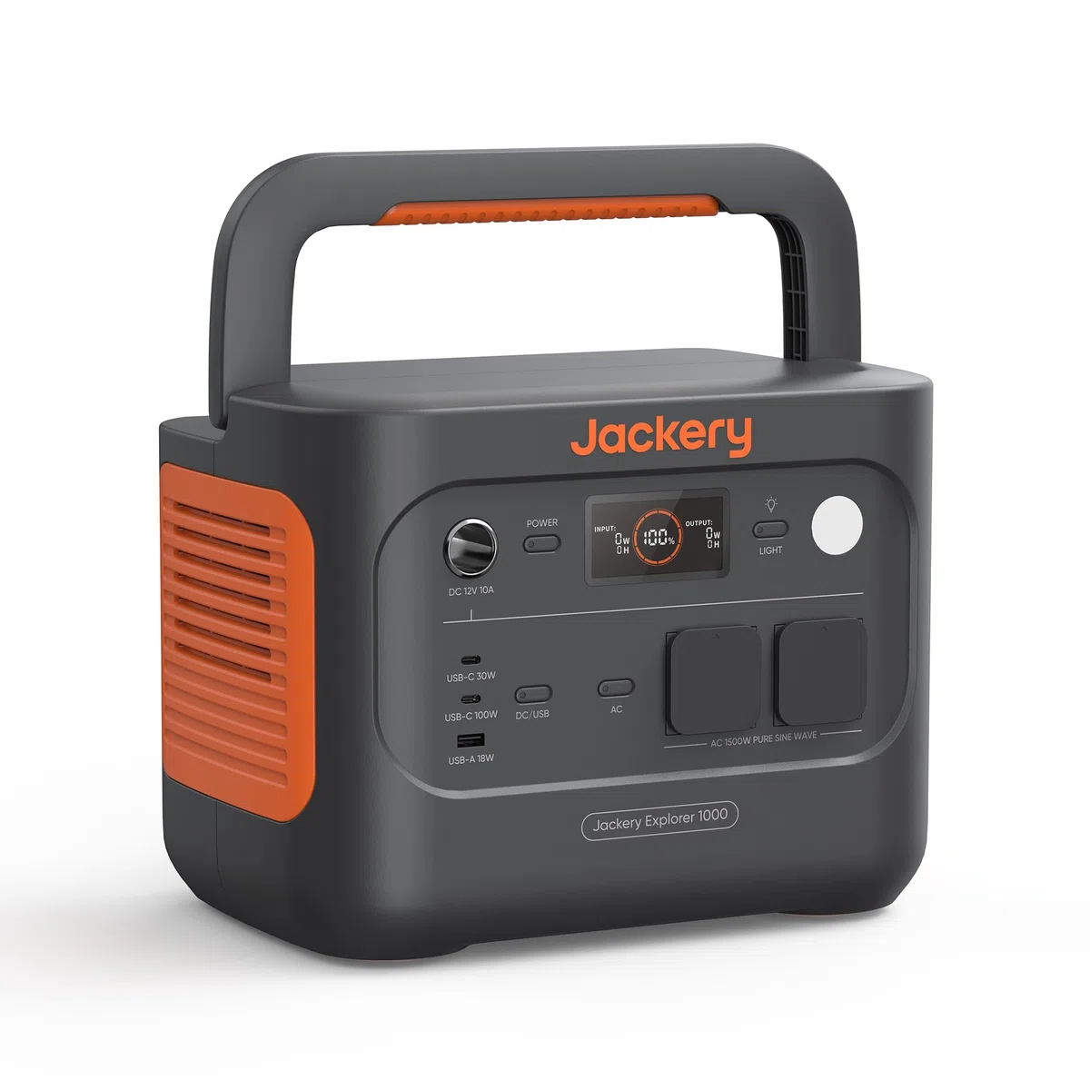Station Électrique Portable Jackery Explorer 1000 v2, 1070Wh Batterie LiFePO4, 1500W Sortie, 6 Ports CA/CC USB-C/A, Charge Rapide 1H, Générateur Solaire pour Plein Air, Camping, Urgence