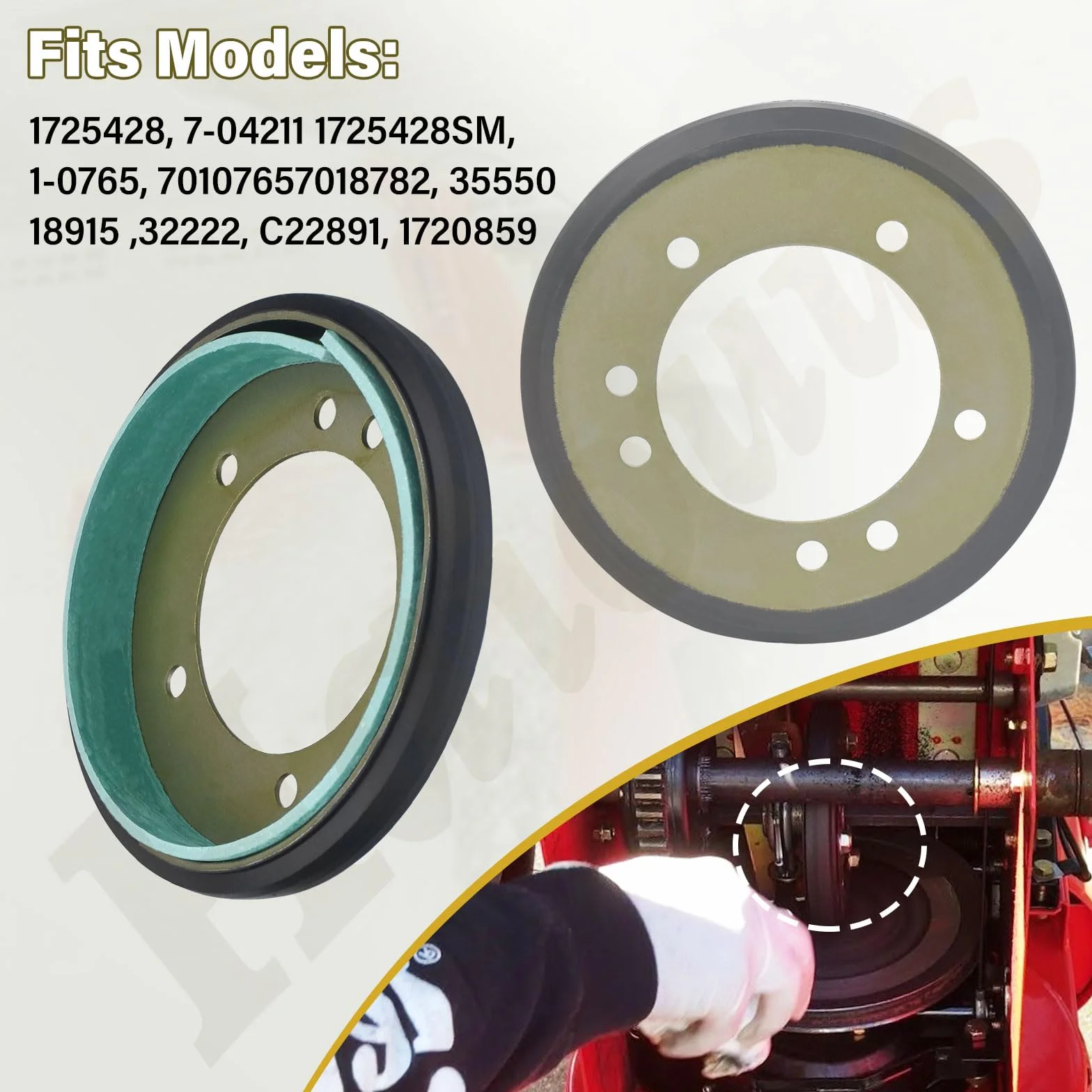 Kit de disque d'embrayage Snapper 240-975 7053103 pour tracteur de pelouse
