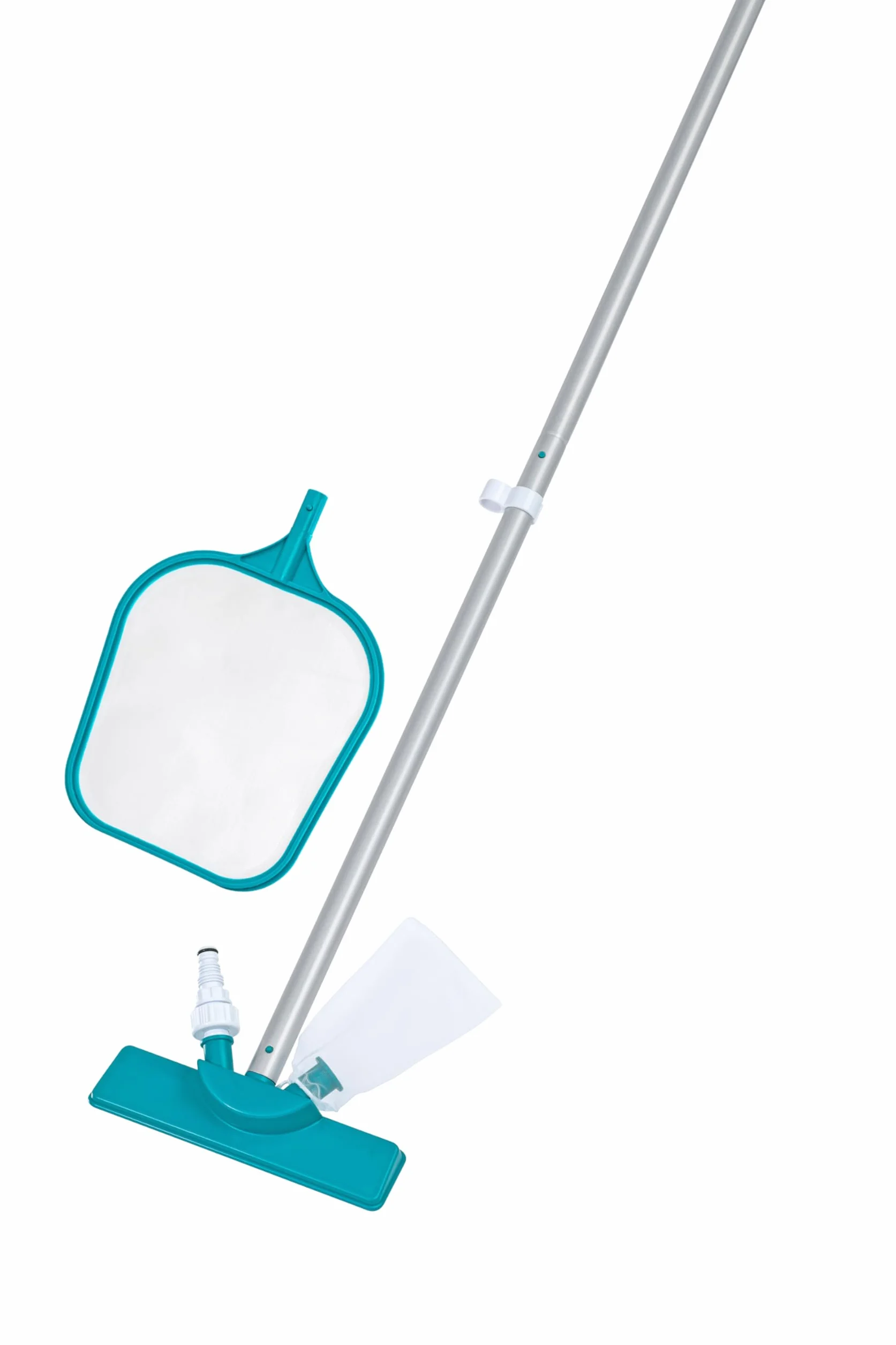 Bestway Kit de Nettoyage pour Piscine Épuisette et Tête d'Aspirateur 3,96 m