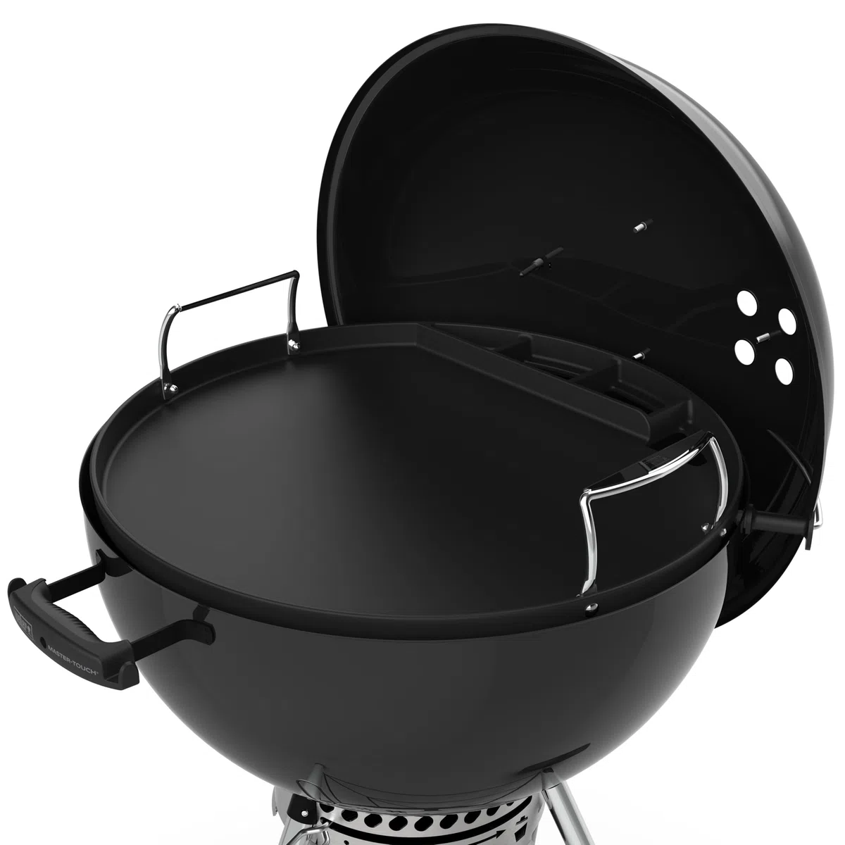 WEBER Plancha do grilla węglowego 57 cm, Czarny