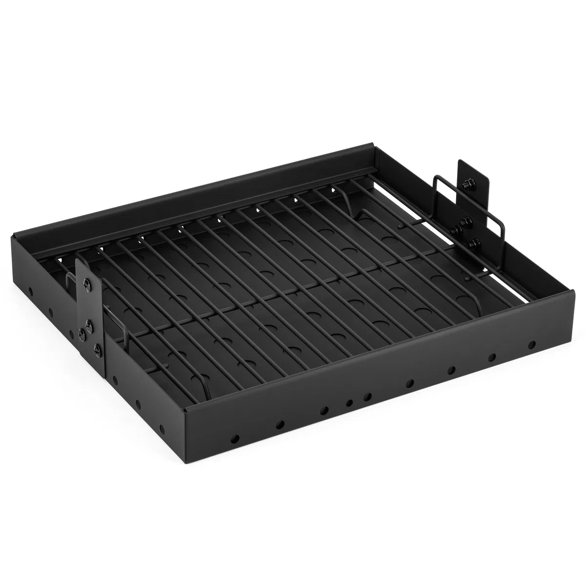 Bac à Charbon pour Barbecue Réglable 38.5-73 cm, Plateau en Acier, Pièce de Rechange Tepro Toronto, Taino Hero XL, Activa