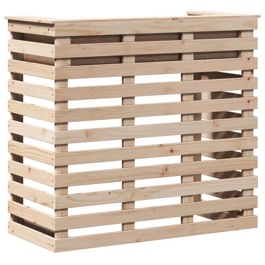 Table de bar d extérieur 113,5x50x103 cm bois massif de pin