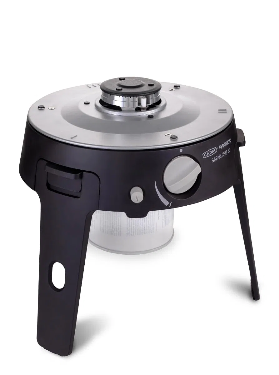 CADAC - Safari Chef 30 HP Combo - Barbecues portables - Revêtement céramique GreenGrill - Incl. Housse de protection - Camping - Les incontournables du barbecue - Utilisation en extérieur