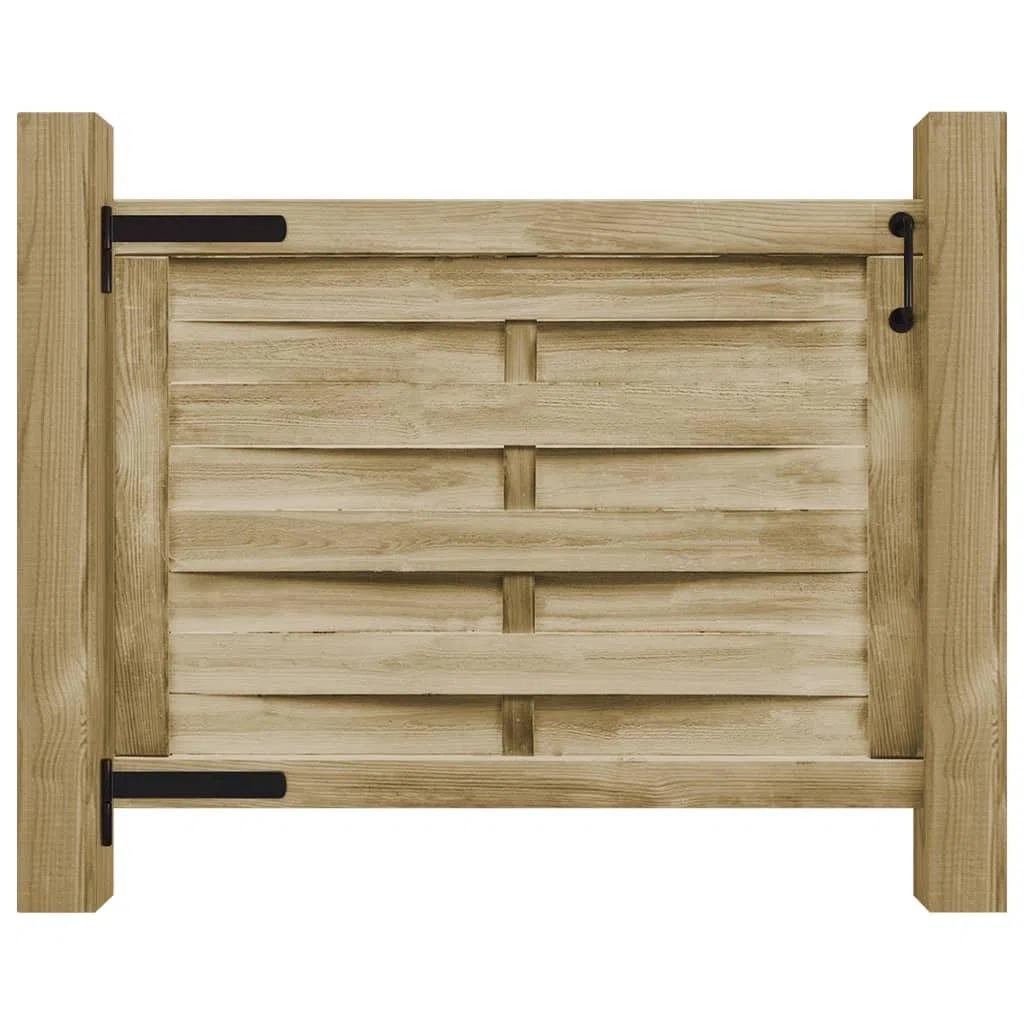 Générique Portillon de Jardin Bois de pin imprégné 100x75 cm Vert,Clôtures & barrières, Portillons,45308