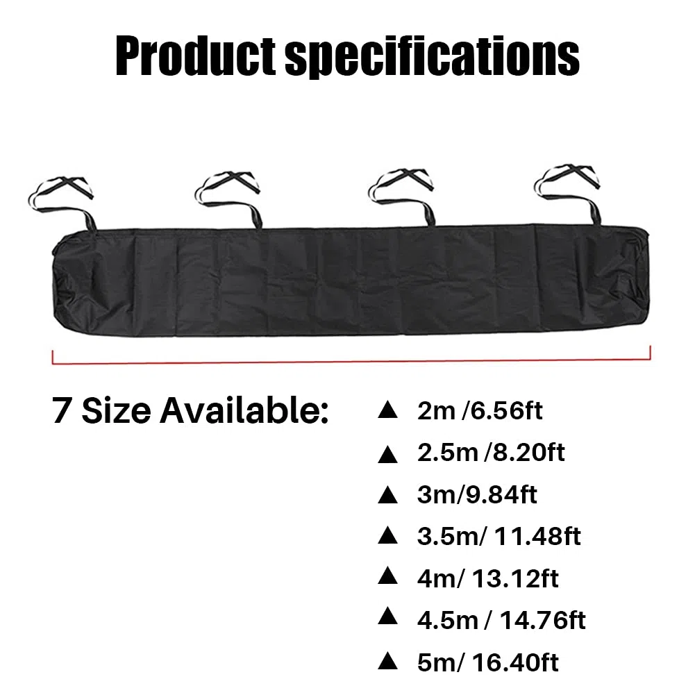 Bâche de protection pour auvent pour le stockage en hiver - Protection UV contre la pluie - Étanche - 500 cm