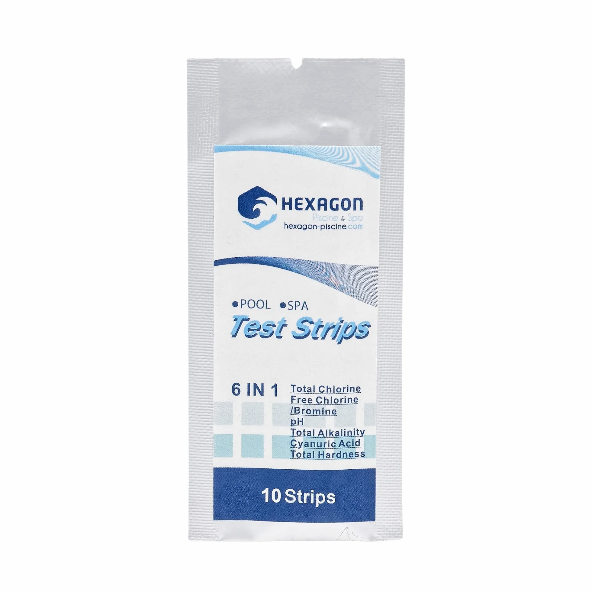 HTH Spa Eau ECLATANTE 3 en 1 Liquide - 1L | Clarifiant - Non moussant + 10 Tests HPS OFFERTS 6 en 1