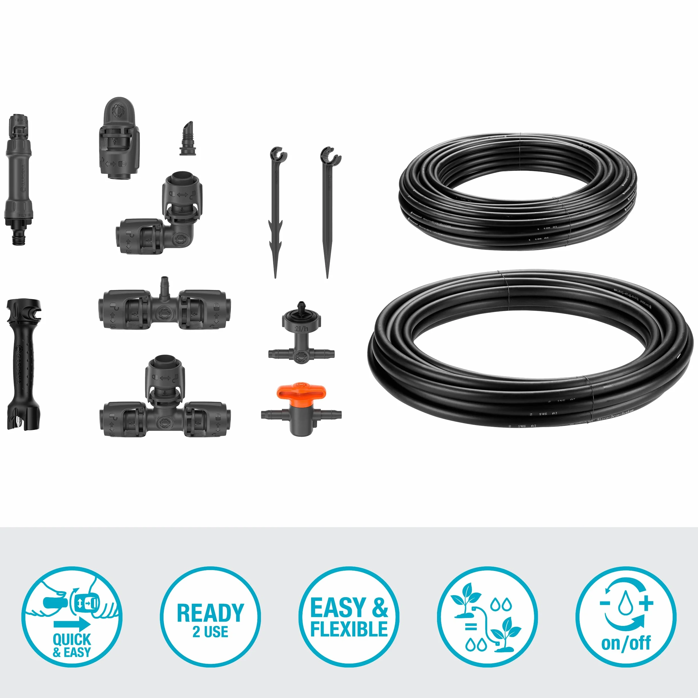 Gardena Start Set for Raised Beds/Beds (35 Plants)