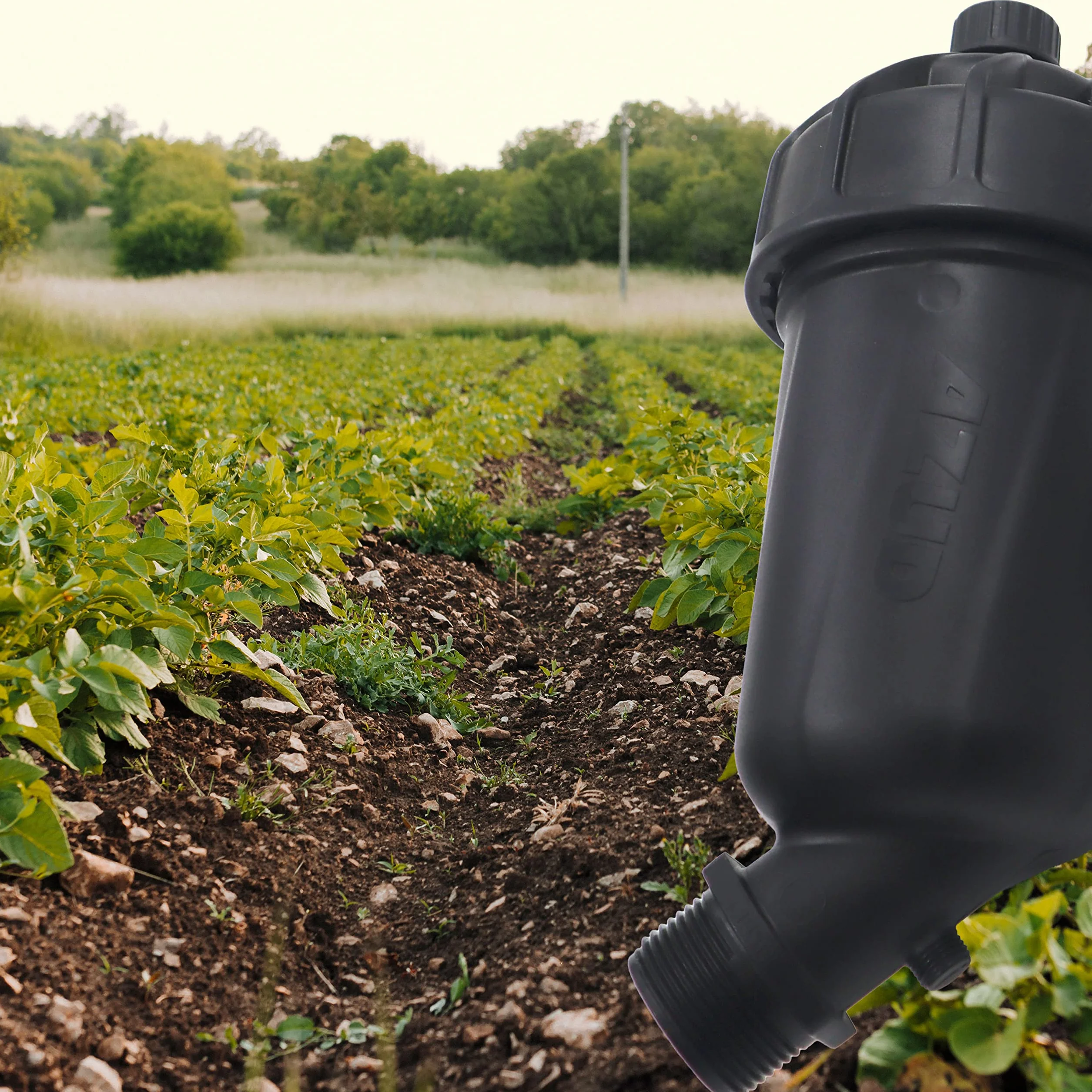 PLANTAWA Filtre À Anneau 2" pour Tuyauterie De 63Mm | Bouchon De Vidange Inclus. Capacité De Filtration 120 Mesh. Filtre Modulaire Azud 100. Irrigation Goutte À Goutte. Connexion Universelle