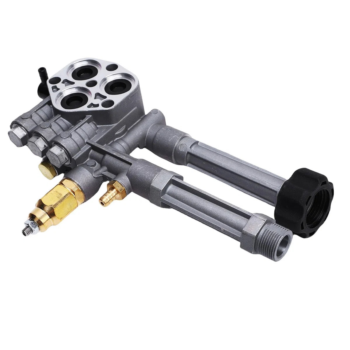 Tbest Tête de Pompe de Nettoyeur Haute Pression, Ensemble de Remplacement en Aluminium, Mise à Niveau pour Pompes AR42518 Troy Bilt SRMW, Meilleure qualité, Kit de Puissance élevé