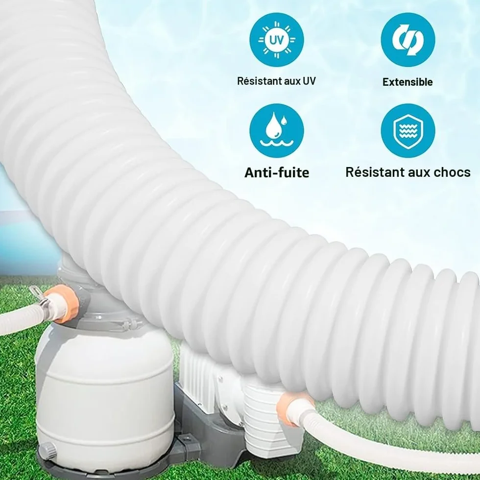 Tuyau piscine 32mm 150cm Intex 300 GPH 530 GPH 1000 GPH